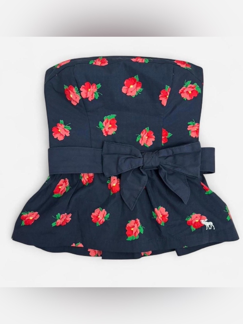 Y2K A&F Strapless Top